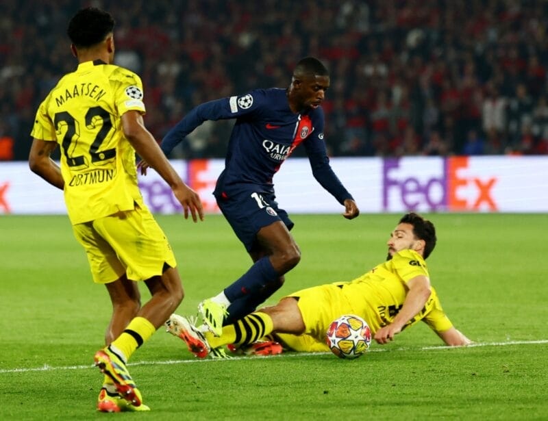 Kết quả bóng đá PSG vs Dortmund: May mắn ngoảnh mặt, chủ nhà ôm hận