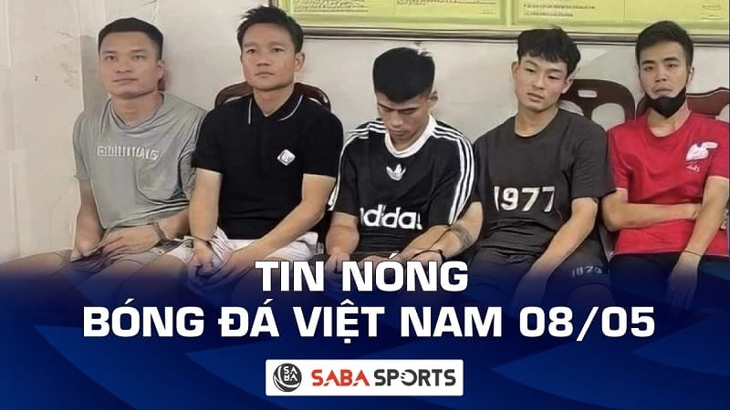 Tin nóng bóng đá Việt Nam hôm nay ngày 08/05: Loạt cầu thủ Hà Tĩnh bị điều tra vì ma túy