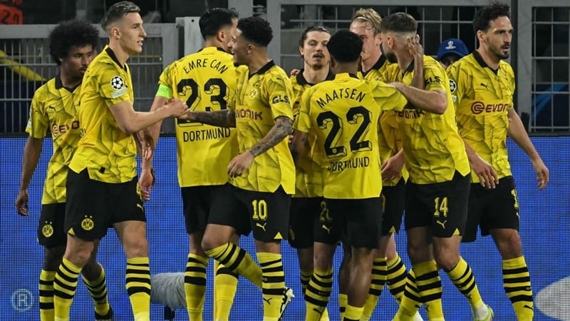 Dortmund đánh bại PSG trên sân nhà với tỷ số tối thiểu (Ảnh: Getty).