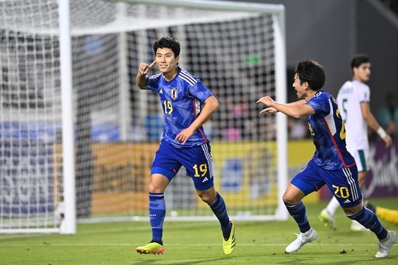 U23 Nhật Bản chuẩn bị đá chung kết. (Ảnh: AFC)