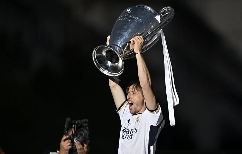 Luka Modric đã giành 6 chức vô địch Champions League cùng Real Madrid.