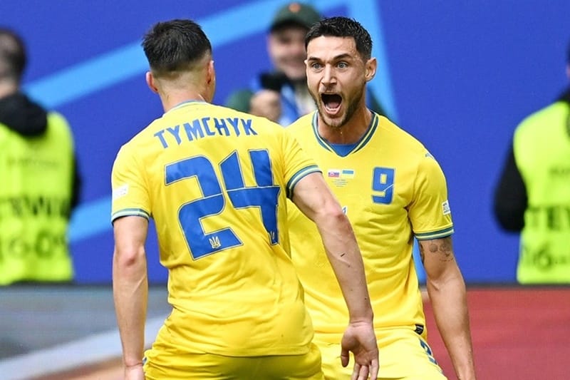 Kết quả bóng đá Slovakia vs Ukraine: Ngược dòng ấn tượng, Mudryk và đồng đội hưởng niềm vui